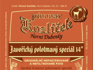 Etiketa polotmavý speciál 0,5l sklo